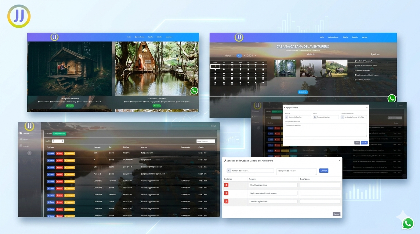 Sistema de Reservas para Cabañas, Hoteles y Alojamientos